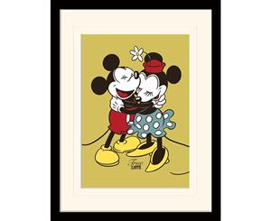 Mickey & Minnie Mouse - True Love Mounted & Framed 30 x 40cm Print