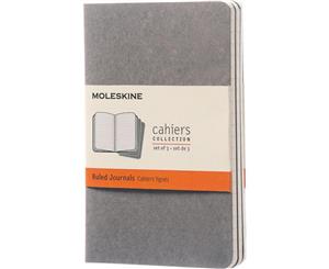 Moleskine Cahier Ruled Journal (Pebble Grey) - PF3099