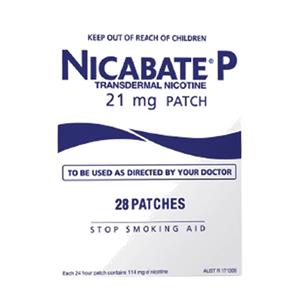 Nicabate P Patch 21mg Patches 28