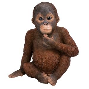 Northcote Pottery 35 x 38cm Baby Orangutan Statue