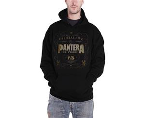 Pantera Hoodie 101 Proof Band Logo Official Pullover Mens - Black