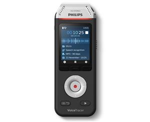 Philips 8GB Rechargeable Voice Tracer Stereo Mic Audio Recorder/Dragon Software