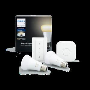 Philips Hue 9.5w Smart LED A60 White Ambiance Home Auto Kit