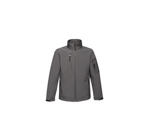 Regatta Standout Mens Arcola 3 Layer Waterproof And Breathable Softshell Jacket (Seal Grey/Black) - RG1461