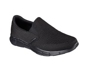 Skechers Mens Equalizer Double Play Slip On Memory Foam Shoes (Black) - FS3514