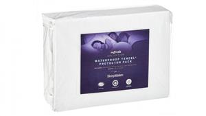 SleepMaker Refresh Tencel Waterproof Mattress Protector - King Single