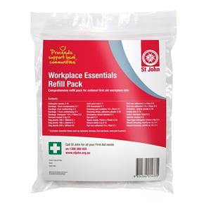 St John Ambulance Workplace First Aid Kit Essentials Refill Pack