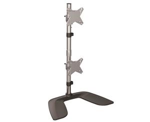 StarTech Vertical DualMonitor Stand - Up to 27" Monitors