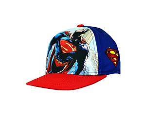 Superman Childrens/Kids Official Snapback Cap (Blue/Red) - SG7368