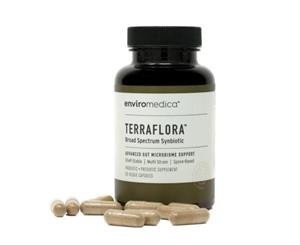 Terraflora Broad Spectrum Probiotic Synbiotic - NO refridgeration required - 60 capsules