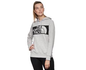 The North Face Women's Edge 2 Edge Pullover Hoodie - Light Grey Heather/Black