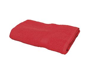 Towel City Luxury Range 550 Gsm - Bath Sheet (100 X 150Cm) (Red) - RW1578