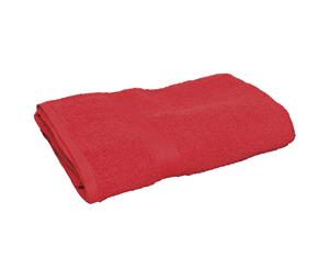 Towel City Luxury Range Guest Bath Towel (550 Gsm) (Red) - RW2880