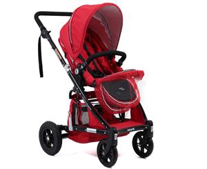 Valco Baby Stroller/Pram for Newborn/Infant Backward/Forward Facing/Foldable Red