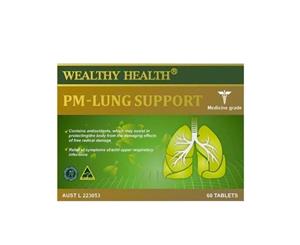 Wealthy Health-PM Lung Support 60 Tablets
