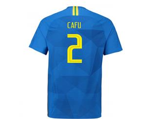 2018-2019 Brazil Away Nike Vapor Match Shirt (Cafu 2)