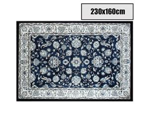230x160cm Dark Blue Floor Area Soft Rug Carpet