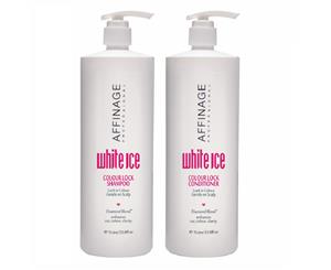 Affinage White Ice Colour Lock Shampoo & Conditioner 1000ml