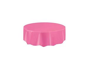 Amscan Round Plastic Party Tablecover (Hot Pink) - SG5912