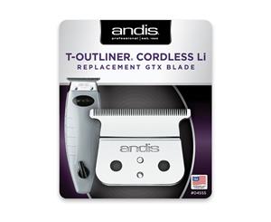 Andis Replacement Deep Tooth GTX Blade For Cordless T-Outliner Li Trimmer 04555
