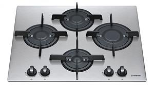 Ariston 600mm Planar Gas Cooktop - Stainless Steel