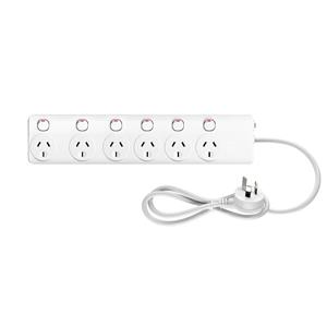 Arlec 6 Individually Switched Outlet Powerboard