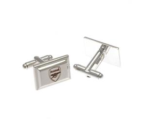 Arsenal Fc Silver Plated Cufflinks (Silver) - TA2471
