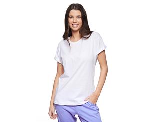 Bonds Women's The Roll Up Tee - Nu White