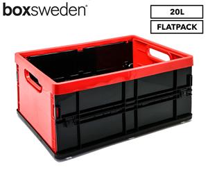 Boxsweden Collapsible Crate 20L - Red