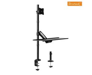 Brateck Single Monitor Sit-Stand Workstation for 13"-27" LCD Monitors and Screens