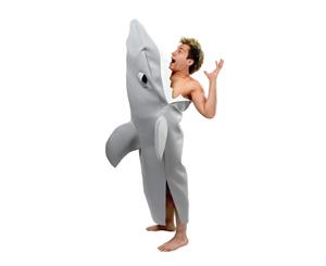 Bristol Novelty Unisex Adults Shark Bite Costume (Grey) - BN871