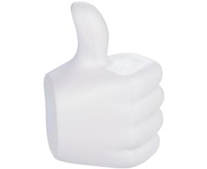 Bullet Thumbs Up Stress Reliever (White) - PF312