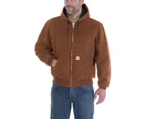 Carhartt Mens Heritage Duck Active Cotton Insulated Jacket - Red Duck