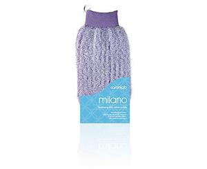Caronlab Milano Body Exfoliating Massage Glove Mitt Violet