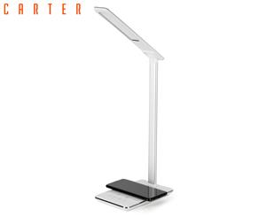 Carter Wireless Charging Desk Lamp - White