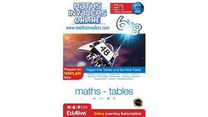 EdAlive Maths Invaders Online Learning Subscription