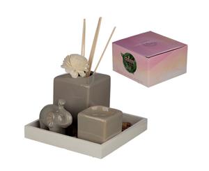 Elephant Reed Diffuser & Candle Holder Eden Aroma Set