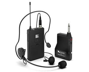 Fifine Wireless Lavalier/Lapel Clip-on/Head-Worn Microphone Condenser/Cardioid
