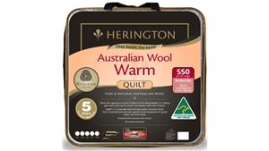 Herington Warm Wool Super King Quilt