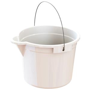 HomeLeisure Trend White 15L Bucket