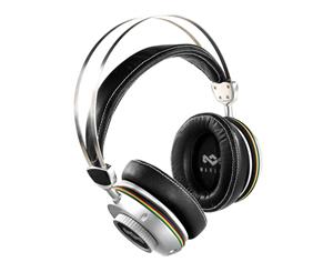 House of Marley TTR Noise-Canceling Over-Ear Headphones - Silver