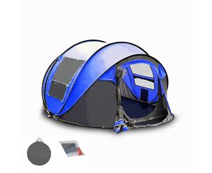 Instant Pop Up Tent Set-Up D-Door Outdoor Waterproof Large Camping Tent Shelter