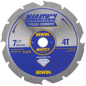 Irwin 184mm 4T 20/16 PCD Fiber Circular Saw Blade 4935473ANZ