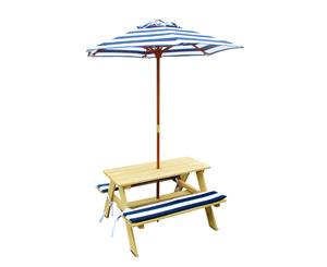 Lifespan Kids Sunset Picnic Table with Umbrella and Cushions