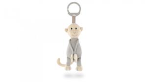 Matchstick Knitted Hanging Monkey Toy - Grey