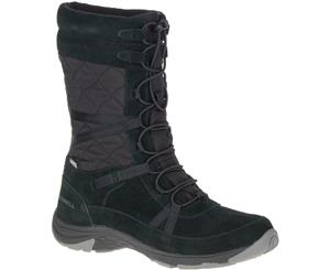 Merrell Womens/Ladies Approach Tall Waterproof Leather Snow Boots - Black