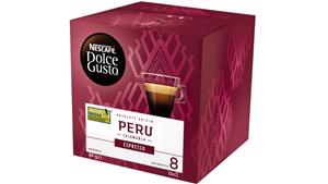 Nescafe Dolce Gusto Peru Espresso Organic Single Origin 12 Coffee Capsule