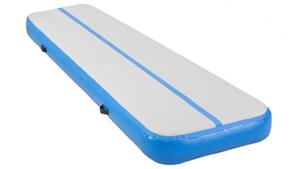 PowerTrain 4m Inflatable Airtrack Tumbling Mat - Blue
