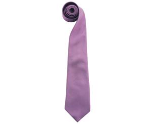 Premier Mens Colours Plain Fashion / Business Tie (Magenta) - RW1156
