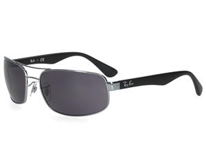 Ray-Ban Active RB3445 Metallic Frame Sunglasses - Gunmetal/Crystal Green